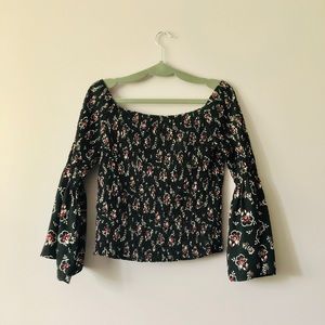 Express Tops - ♥️ EXPRESS Wide Sleeve Off-The-Shoulder Blouse Express Tops - ♥️ EXPRESS Wide Sleeve Off-The-Shoulder Blouse